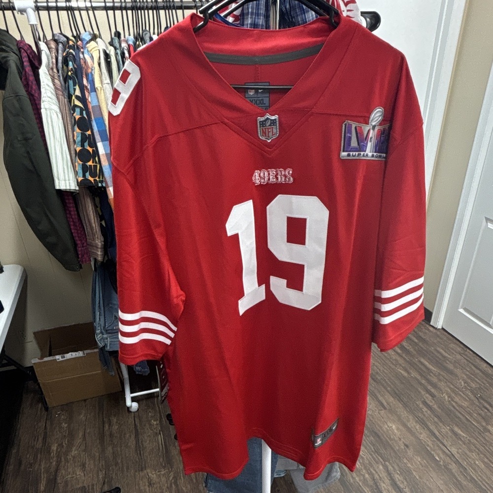 Nike Deebo Samuel #19 49ers NFL Jersey Red 3XL Super Bowl LIV new!!